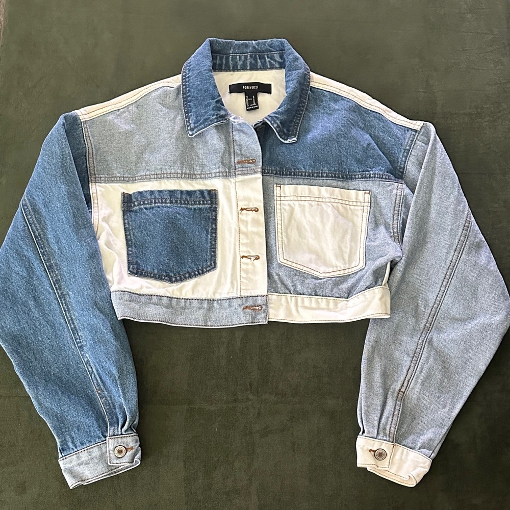 Women's Cropped Denim Jacket